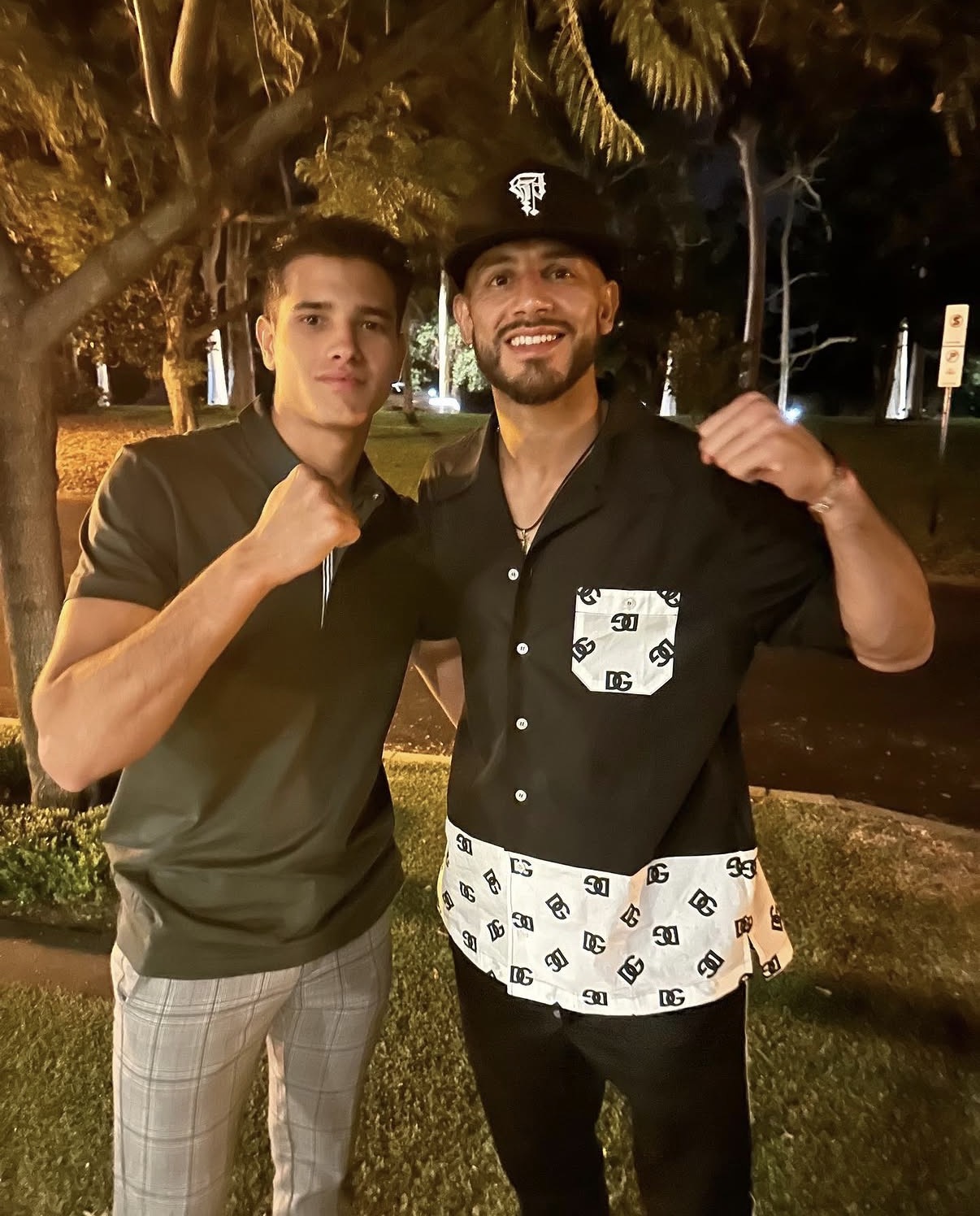 Ruben with Yair 'El Pantera' Rodríguez