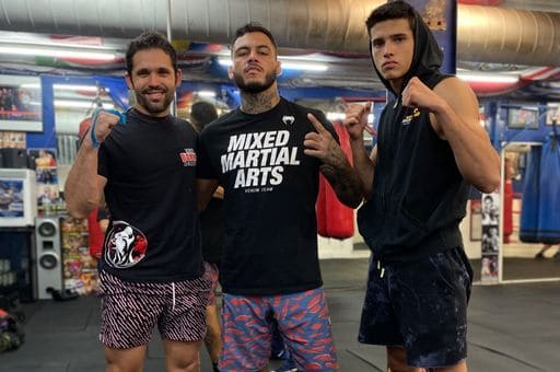 Gym session with Marco Beltrán and team