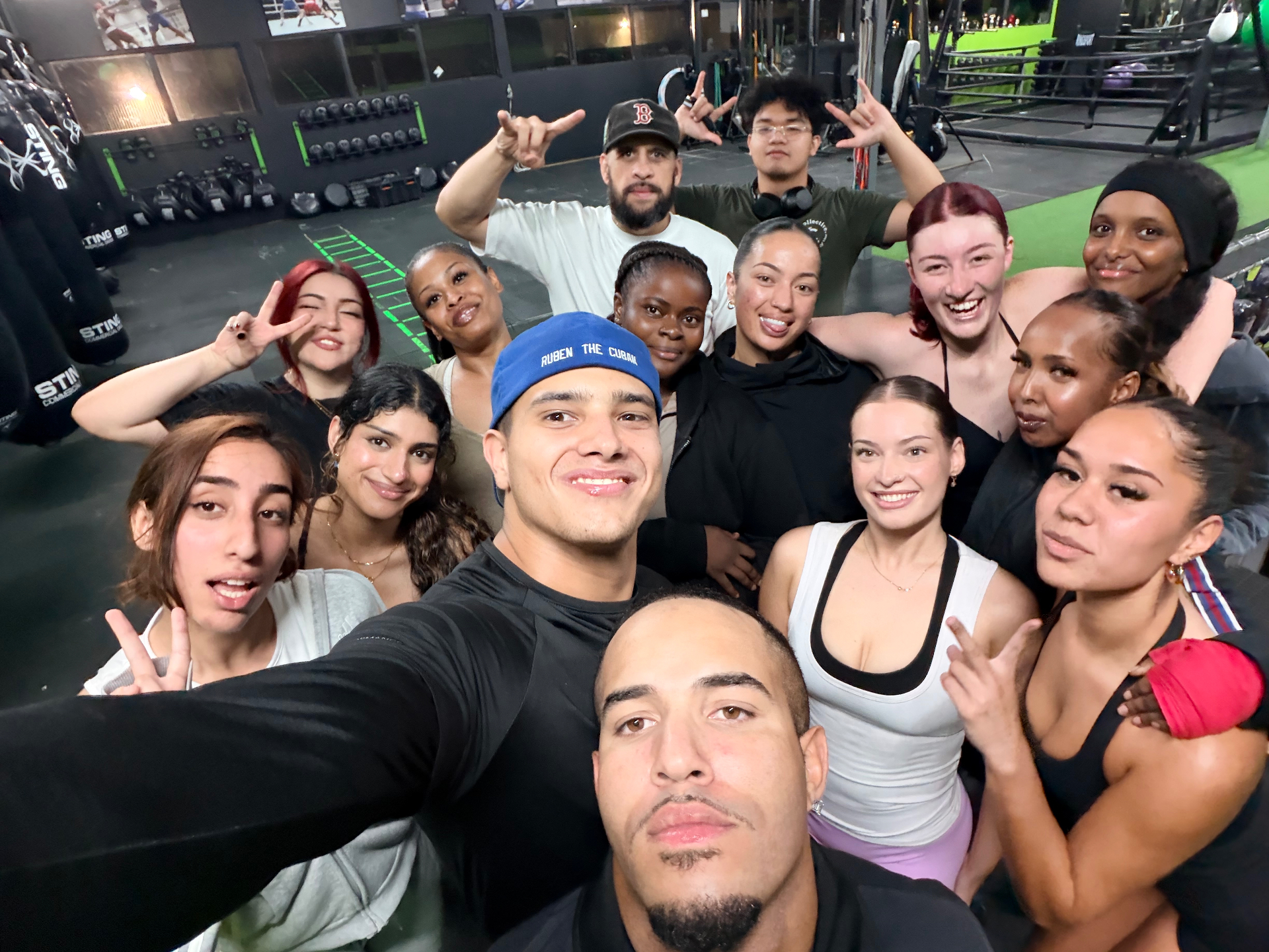Cubox crew selfie after a session